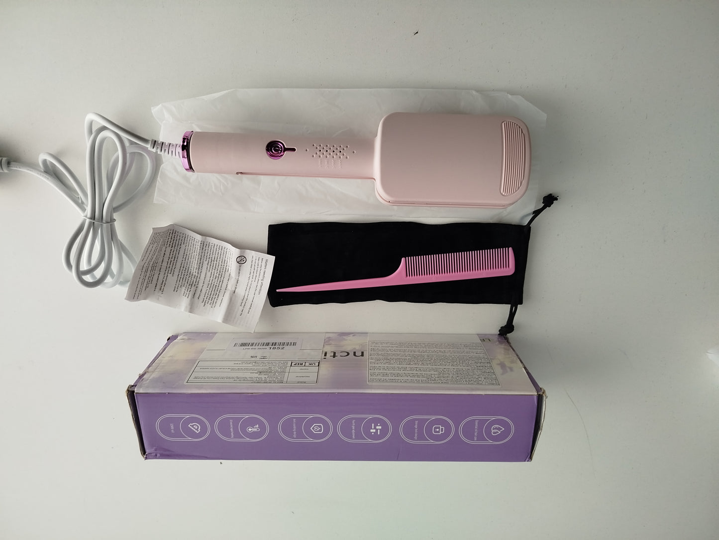 Bezprzewodowa Lokówka Automatyczna ZODIGHT - LCD - Ceramika - Powerbank