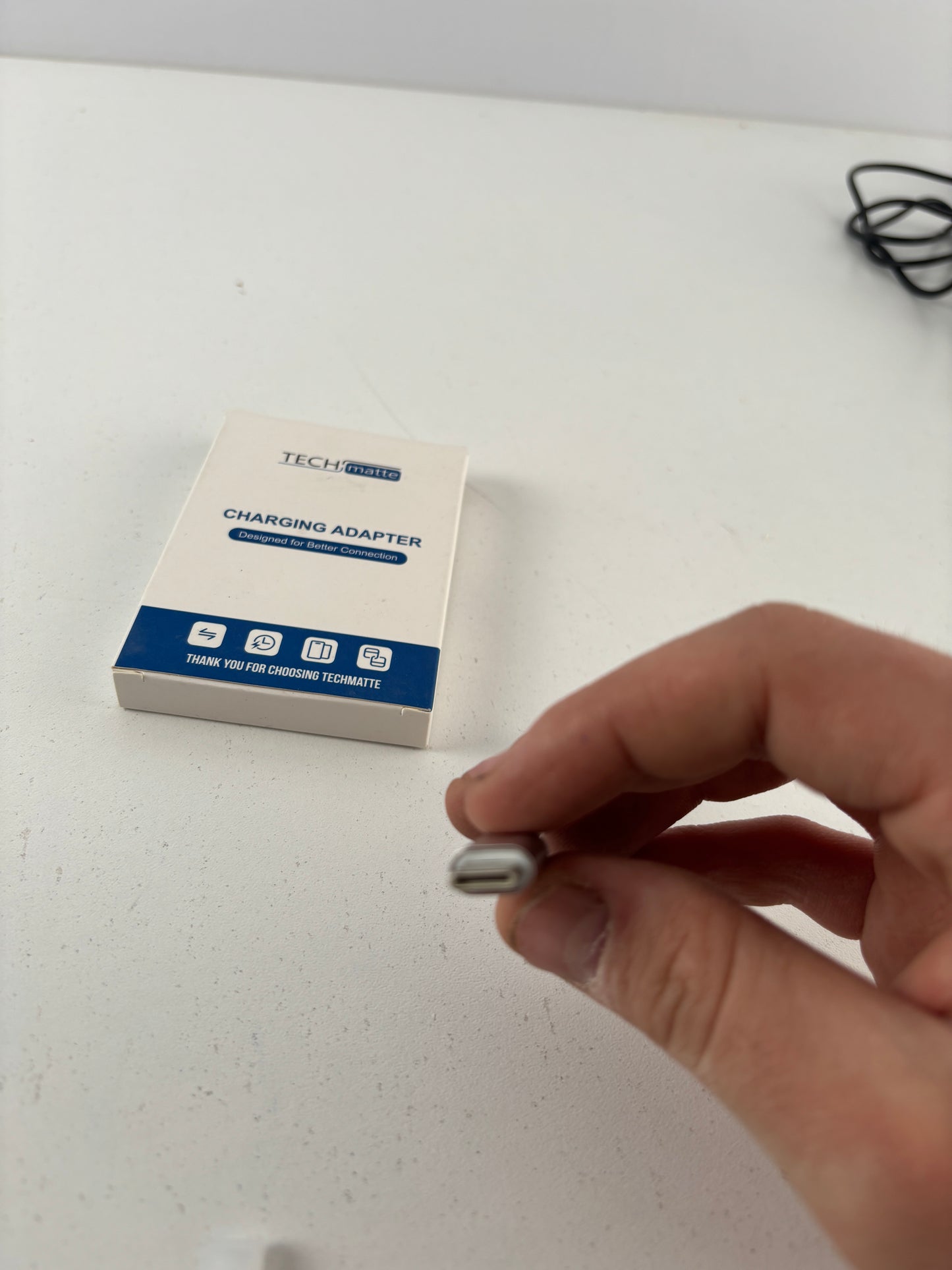 Adapter TechMatte USB-C do Lightning – Ładowanie i Synchronizacja