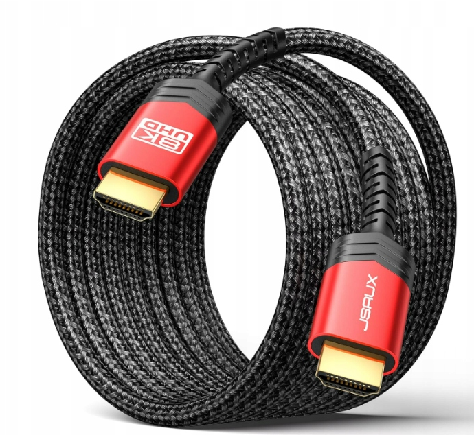 KABEL HDMI JSAUX 8K 60 Hz HDMI 2.1 UHD HDR 10+eARC DOLBY 48GB/S 3M