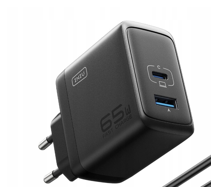 Iniu Ładowarka Sieciowa Adapter USB C A 30 W 2W1