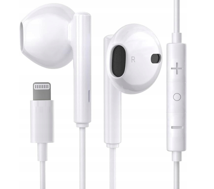 2 pack Słuchawki przewodowe douszne Do Apple CosmoTel EARPODS LIGHTNING