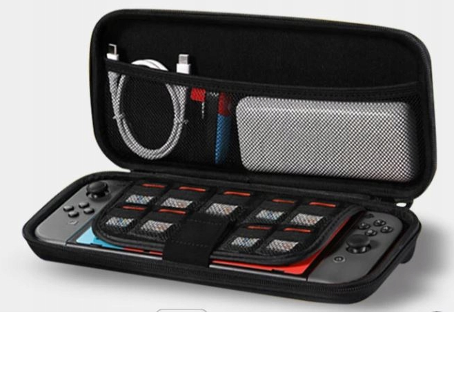 Etui do Nintendo Switch 2 NS2 Zestaw Akcesoriów Gumki 2x Szkło Crystal Case