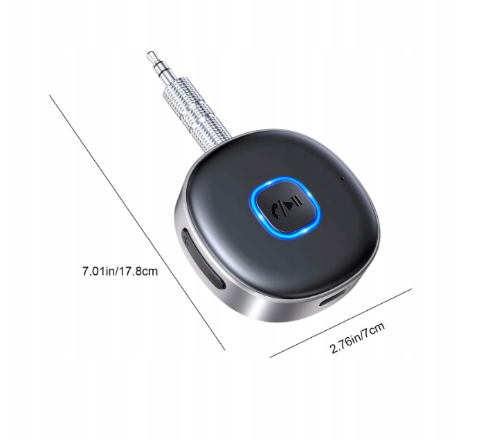 Odbiornik Bluetooth do samochodu muzyka Hi-Fi czysty dźwięk kompatybilny