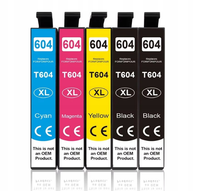 Zestaw tuszów 10szt 604XL do Epson XP2200 XP2205 XP3200 XP4200 WF2950 chip