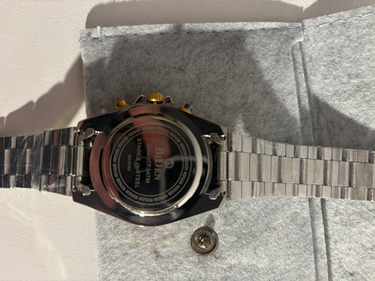 Męski Zegarek BIDEN Chronograf – Elegancki Styl Bi-Color