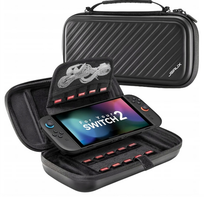 Przenośne Etui Futerał Obudowa JSAUX do NINTENDO SWITCH 2 - Kieszeń na gry