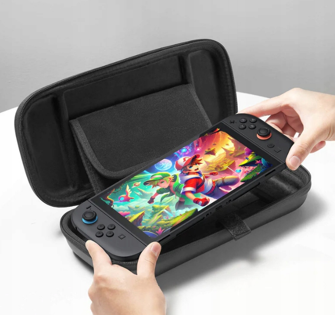 Przenośne Etui Futerał Obudowa JSAUX do NINTENDO SWITCH 2 - Kieszeń na gry