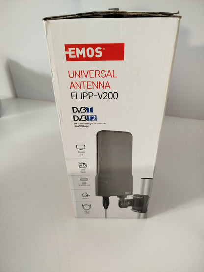 Antena Uniwersalna EMOS FLIPP-V200 – DVB-T2 – 4K – LTE Filter