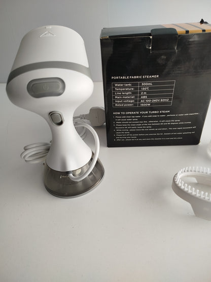Ręczna Parownica do Ubrań Steamer 1500W | Zbiornik 300ml | Szybkie Prasowanie w Pionie