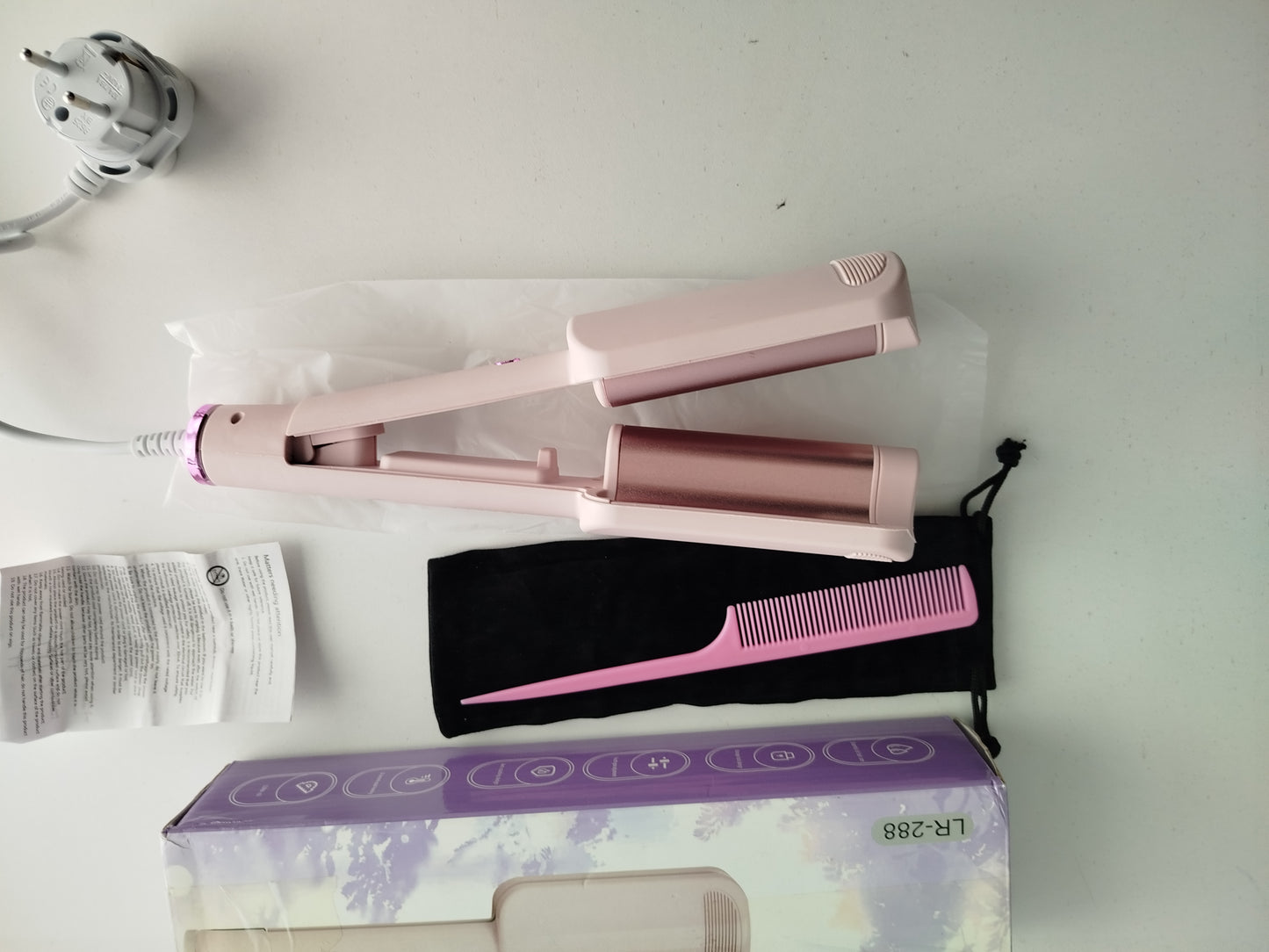 Bezprzewodowa Lokówka Automatyczna ZODIGHT - LCD - Ceramika - Powerbank