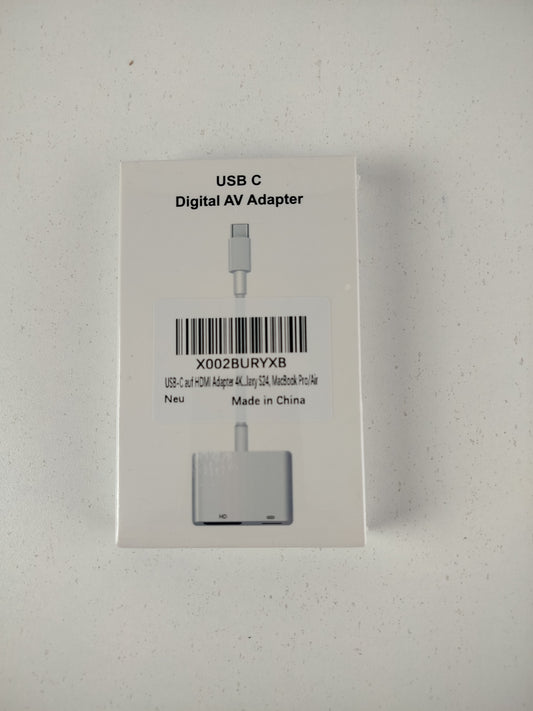 Adapter USB-C do HDMI 4K + USB 3.0 + USB-C PD (Multiapport Hub)