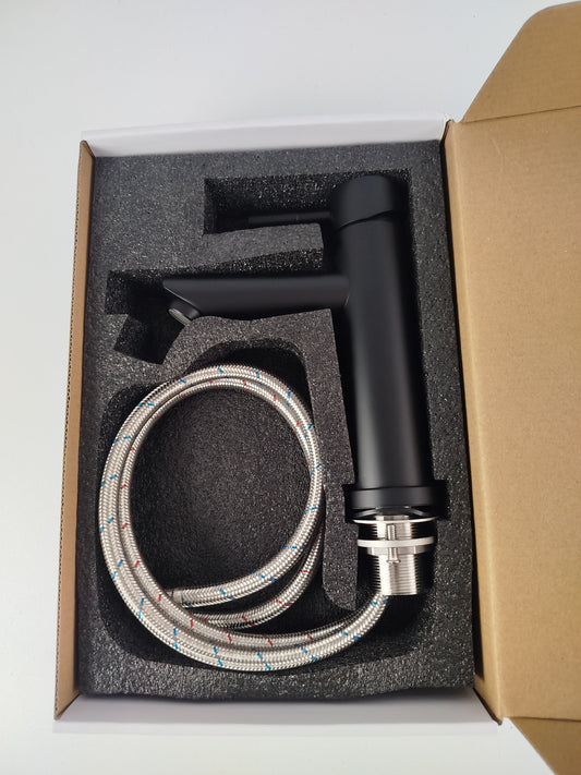 Bateria Umywalkowa Leodera BRAD – Matowa Czerń (Matt Black)