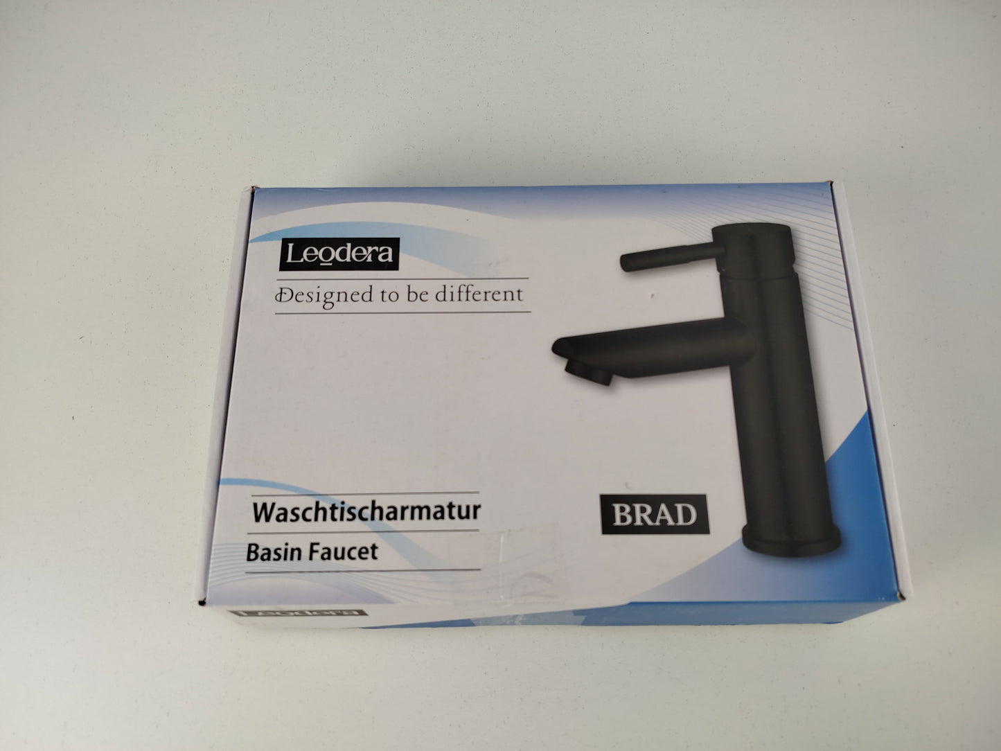 Bateria Umywalkowa Leodera BRAD – Matowa Czerń (Matt Black)