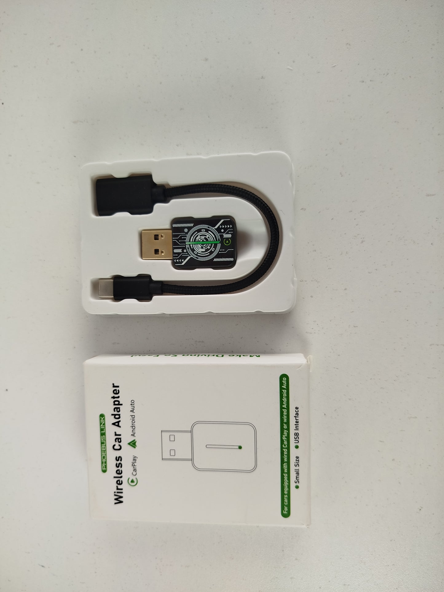 Bezprzewodowy Adapter CarPlay & Android Auto – Phoebus Link