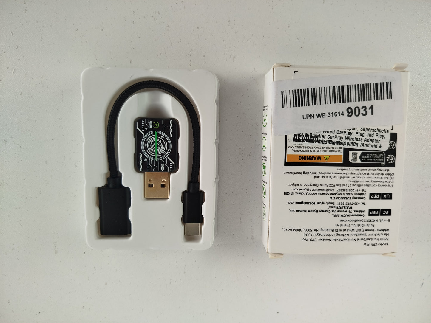 Bezprzewodowy Adapter CarPlay & Android Auto – Phoebus Link