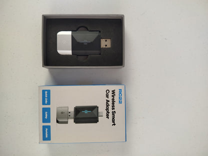 Adapter Bezprzewodowy RC22 – CarPlay i Android Auto bez kabli!