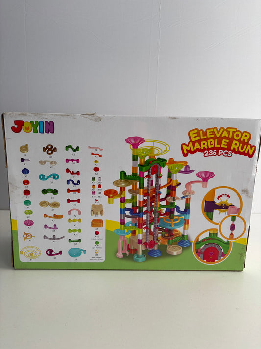 Gigantyczny Kulodrom z Windą Joyin – Elevator Marble Run (236 elementów!) 🎈