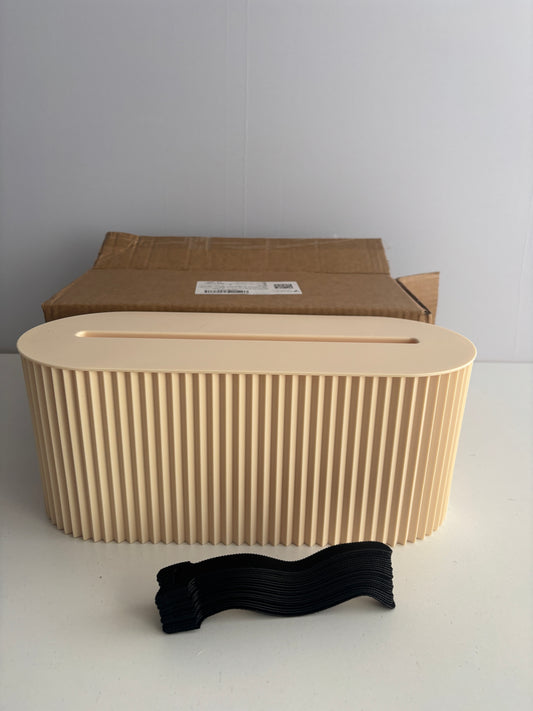 🔌 Stylowy Organizer na Kable i Przedłużacz – Design Loft / Boho
