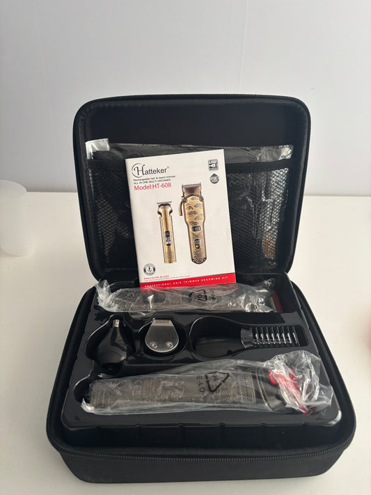 Zestaw Hatteker HT-608 – Profesjonalny Barber Kit 5w1