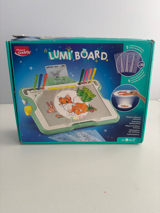 Maped Creativ LUMI’ BOARD – Podświetlana Tablica do Nauki Rysowania nie komlpetne