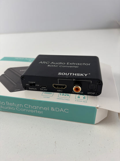 Ekstraktor Dźwięku HDMI ARC & Przetwornik DAC 192kHz – SOUTHSKY