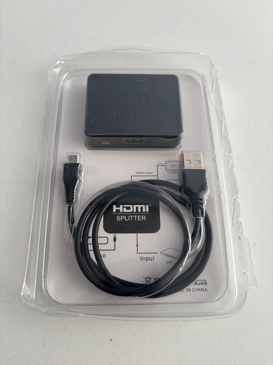4K HDMI Splitter 1x2 – Rozdzielacz Sygnału na 2 Monitory/TV