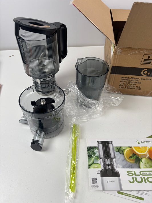 Wyciskarka Wolnoobrotowa AMZCHEF Slow Juicer – Twoje Zdrowie w Każdej Szklance