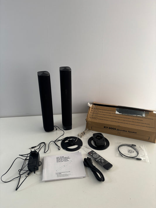 Soundbar 2w1 Bluetooth KY-8000 – System Audio 2.0 (Tryb Kolumn lub Listwy)