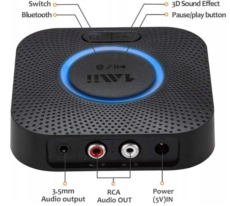 Adapter Bluetooth 1Mii B06+