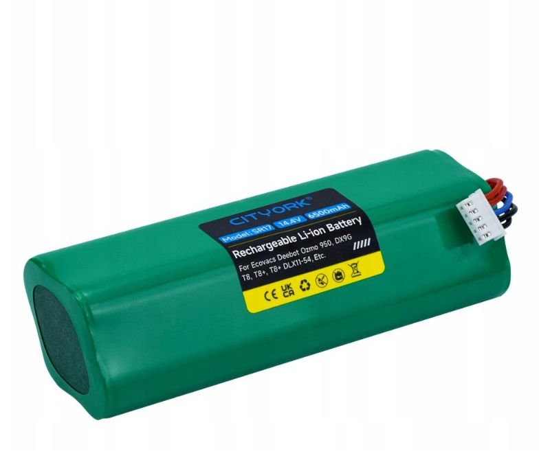 CITYYORK Bateria 14,4V 6500mAh do Ecovacs Deebot Yeedi Vac 2 Pro/Vac 2/Vac