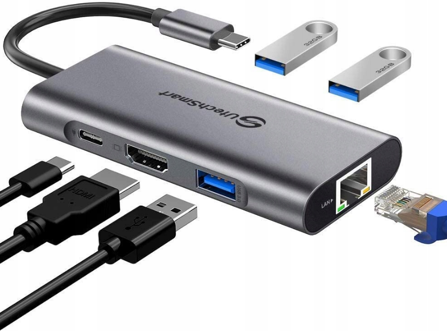 Hub USB UtechSmart UCN3273 6 portów