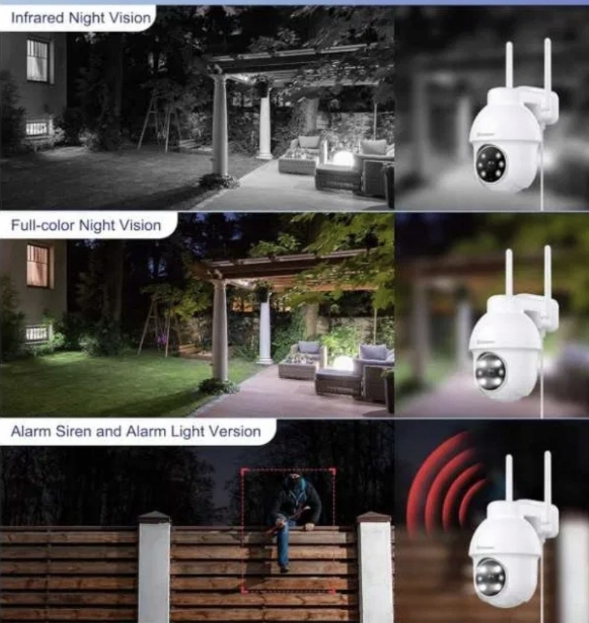 Kamera Monitorująca GALAYOU Y4 2K WiFi – Pełna Ochrona Twojego Domu