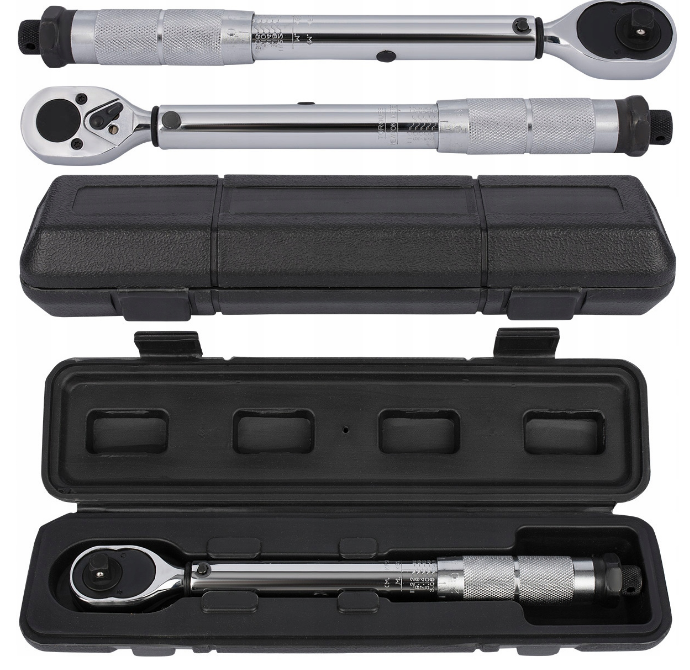 KLUCZ DYNAMOMETRYCZNY Z BLOKADĄ 3/8" 19-110nm DO KÓŁ + ETUI