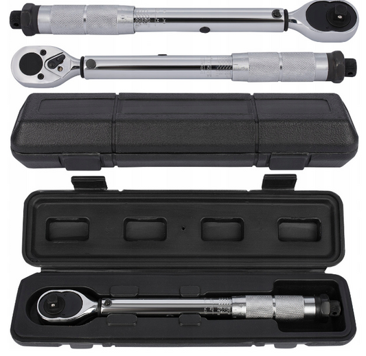 KLUCZ DYNAMOMETRYCZNY Z BLOKADĄ 3/8" 19-110nm DO KÓŁ + ETUI