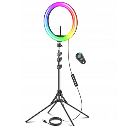 GerTong MJ33 Lampa pierścieniowa ring LED RGB
