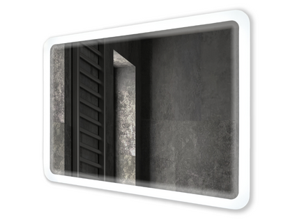 Lustro ścienne prostokątne podświetlane LED 50x70 cm