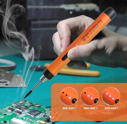 LUTOWNICA PRECYZYJNA AKUMULATOROWA BEZPRZEWODOWA OPOROWA KOLBOWA GROT USB C