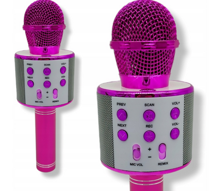 Mikrofon bezprzewodowy karaoke bluetooth