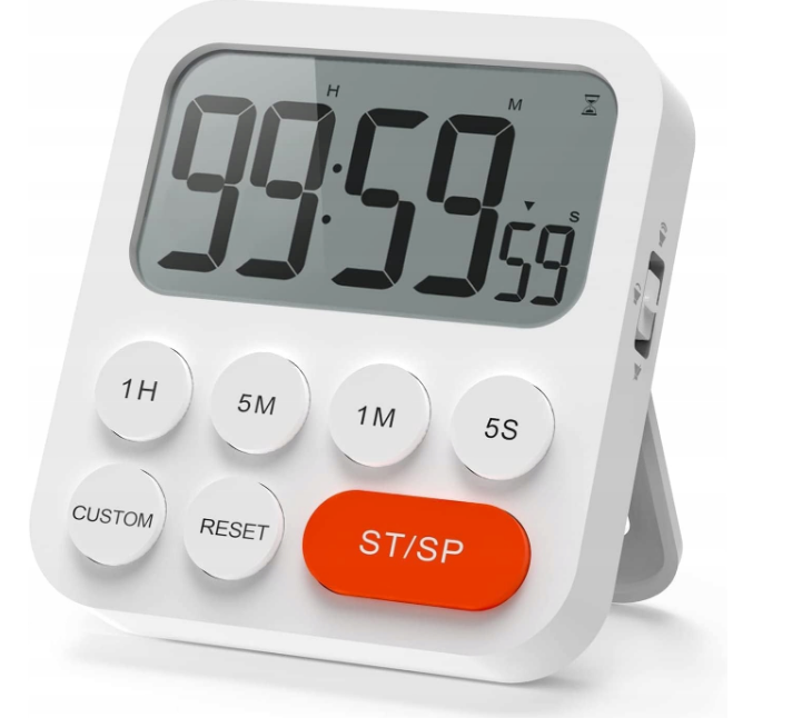 MINUTNIK KUCHENNY NA MAGNES STOPER TIMER LCD CZASOMIERZ ELEKTRONICZNY