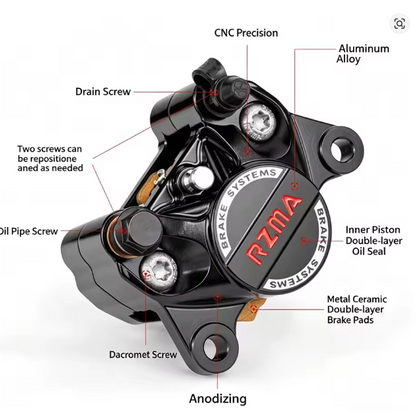 RZMA GM613 zacisk hamulcowy do motocykli 84mm, tylny, do Honda/Yamaha