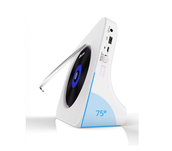 PRZENOŚNY ODTWARZACZ CD GŁOŚNIK BLUETOOTH Prezent z wtyczką CZARNY
