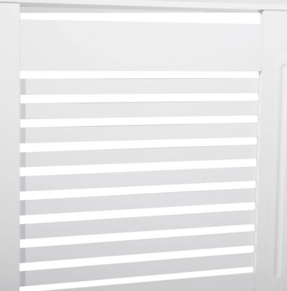 Osłona grzejnika MDF, poziomy wzór w paski, XL - 172x19x101.2cm