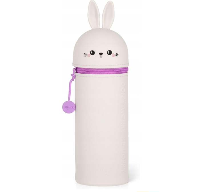Kawaii miękki silikonowy pokrowiec szkolny 2 w 1