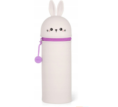 Kawaii miękki silikonowy pokrowiec szkolny 2 w 1