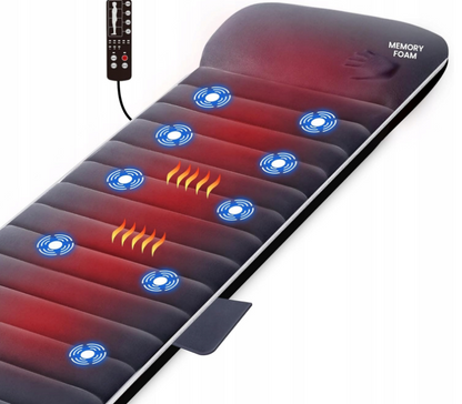 Snailax mata do masażu z pianki z funkcją podgrzewania i wibracjami SL-363M