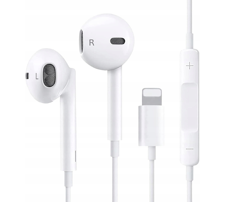 2 pack Słuchawki przewodowe douszne Do Apple CosmoTel EARPODS LIGHTNING