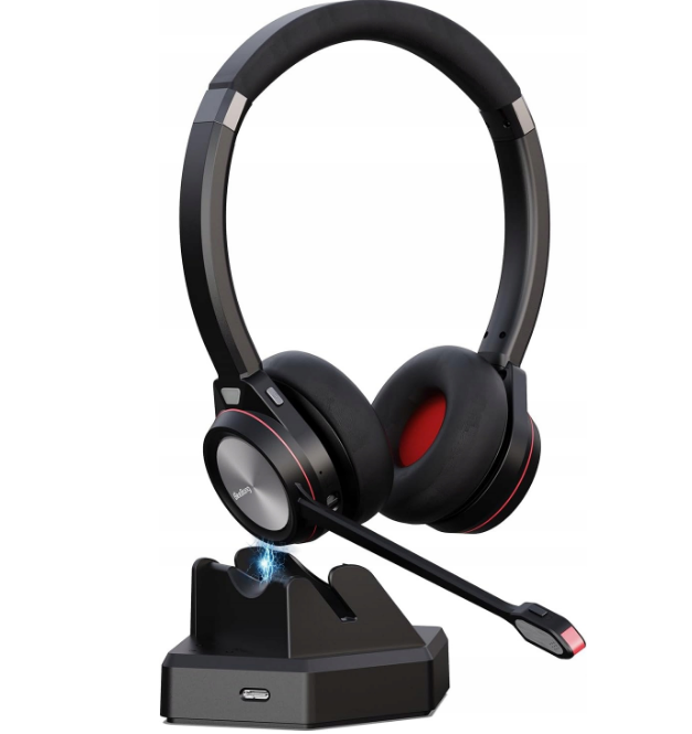 SŁUCHAWKI NAUSZNE BEEBANG BLUETOOTH BEZPRZEWODOWE Z MIKROFONEM PRO + STACJA