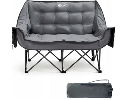 Sofa kempingowa DWUOSOBOWA Krzesło kempingowe 2-osobowe