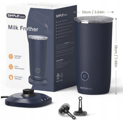 Elektryczny spieniacz do mleka 4w1 SIMPLETASTE 240ml Wtyczka UK gratis EU