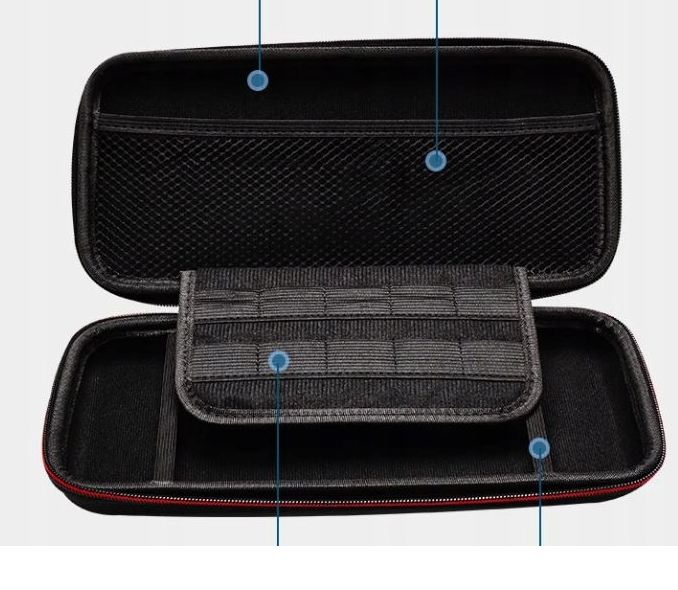 Etui do Nintendo Switch 2 NS2 Zestaw Akcesoriów Gumki 2x Szkło Crystal Case